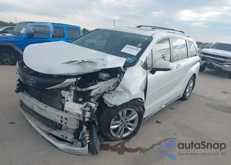 2022 Toyota Sienna Limited z USA, uszkodzony, nr VIN 5TDZRKEC5NS077589